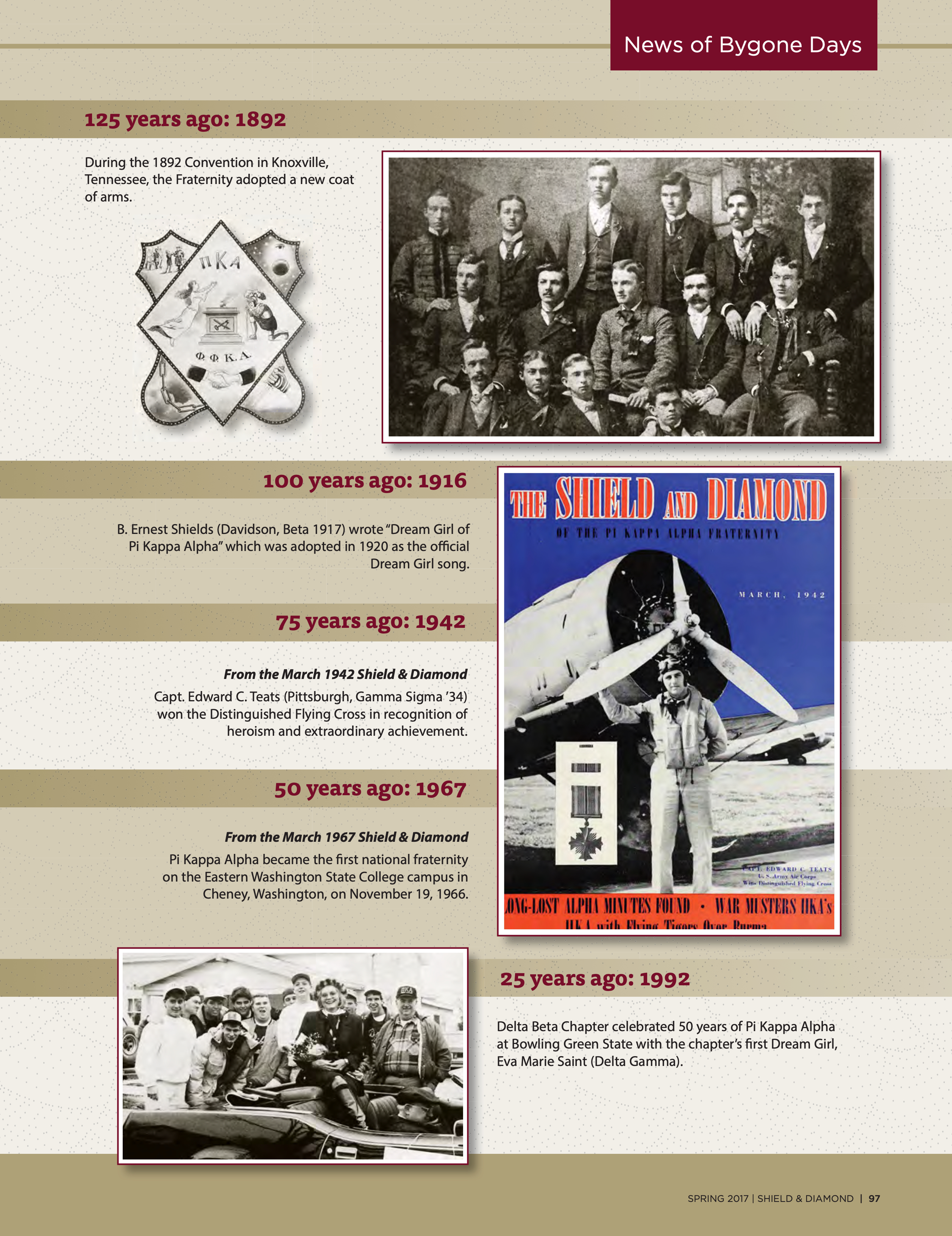 News of Bygone Days, Spring 2017